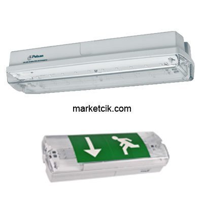 Pelsan 108390 Ausled IP65 Dış Mekan Emergency Acil Durum Yönlendirme Armatürü