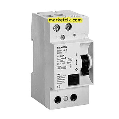 Siemens 1x80 Amp. 300 mA Monofaze Yangın Koruma Rölesi 5SV4617-0