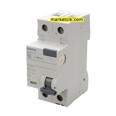 Siemens 1x80 Amp. 300 mA Monofaze Yangın Koruma Rölesi 5SV4617-0