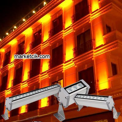 Marketcik Amber Wallwasher Led Aydınlatma 35cm 12 Watt