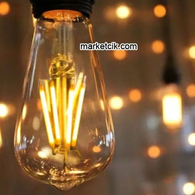 Edison Dekoratif Rustik Led Armut Ampul 4 Watt E27 Duy, ST64 Oval Armut Ampul Modeli