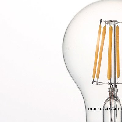 6-7 Watt E27 Duy G95 Glop Model Günışığı Işık Led Filament Ampul 9,5 cm