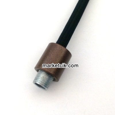 E14 E27 Duylar ve Kablolar İçin Metal Kahverengi Kablo Kilidi