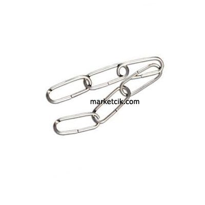 Marketcik Avize Abajur Askı Zinciri Parlak Krom, 50cm-1,2,3,4 Metre Satış