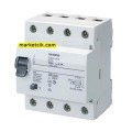 Siemens 3x63 Amp. 300 mA SEL Trifaze Yangın Koruma Rölesi 5SM3646-8