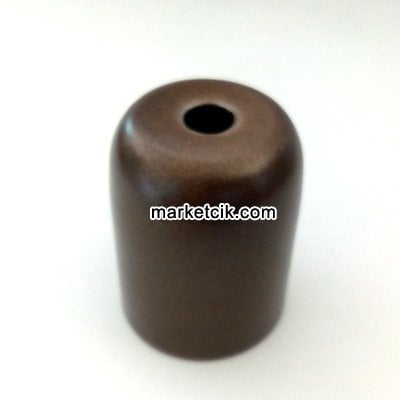 Marketcik Dekoratif Metal Kahverengi Lale E27 Duylar İçin