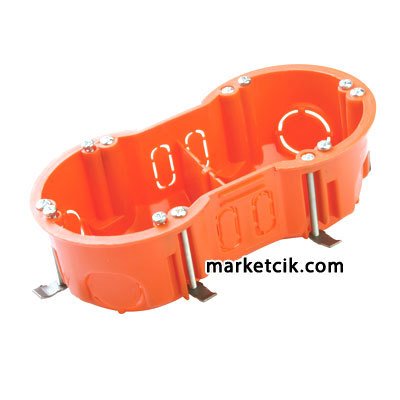 Mutlusan Turuncu 2 li Alçıpan Kasa Alev Yayan