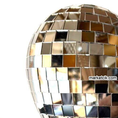 Marketcik Dekoratif Aynalı Kalp 45 cm