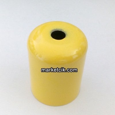 Marketcik Dekoratif Metal Sarı Lale E27 Duylar İçin