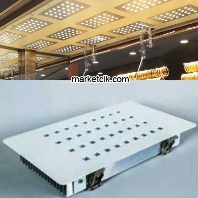 Marketcik 18 Watt Dikdörtgen Kuyumcu Vitrin Led Aydınlatma Günışığı Işık