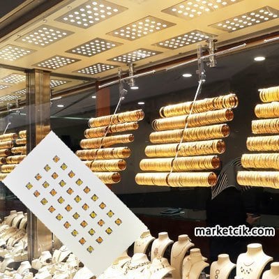 Marketcik 18 Watt Dikdörtgen Kuyumcu Vitrin Led Aydınlatma Günışığı Işık