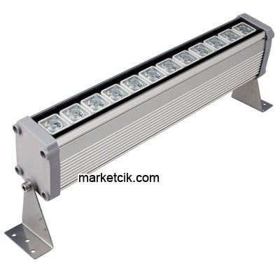35cm 12 Watt Led Wallwasher Duvar Boyama Aydınlatma Armatürü, Beyaz-Günışığı-Mavi-Kırmızı-Yeşil-Amber-RGB Işık