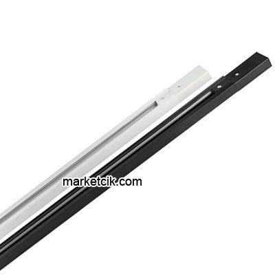 Cata Monofaze Spotlar İçin Ray Siyah ve Beyaz Renk 1-2-3 metre
