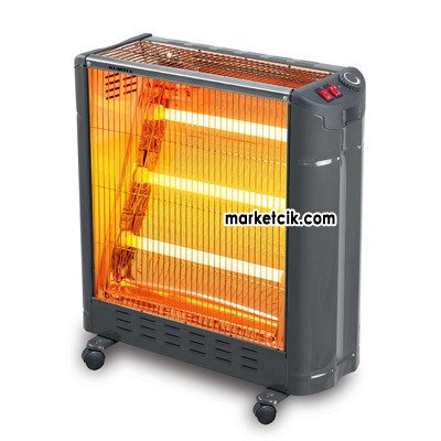 Kumtel KS-2861 2700 Watt Buharlı infrared Şömine Isıtıcı