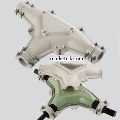 T Tip Branşmanlı 3x120+70 Kablo İçin Yeniden Dolabilen Ek Muf, Bedaş Tip