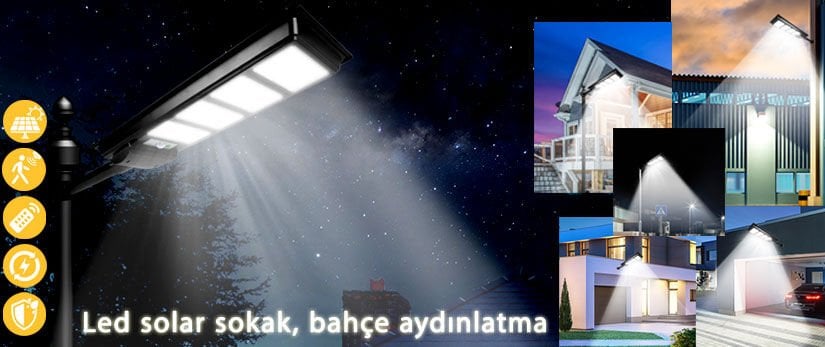 Led Solar Bahçe Aydınlatma